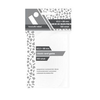 Koszulki CCG 63,5x88 (100szt) REBEL